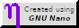 Web site designed with GNU nano